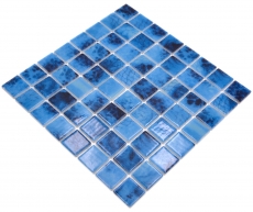 Mosaïque de piscine Mosaïque de verre bleu changeant mur sol cuisine salle de bain douche MOS220-P56385_f