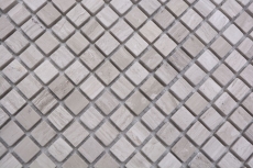 Mosaïque de pierre naturelle Marbre gris mat mur sol cuisine salle de bain douche MOS38-15-2012_f