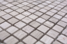 Mosaïque de pierre naturelle Marbre gris mat mur sol cuisine salle de bain douche MOS38-15-2012_f