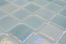 Mosaïque de piscine Mosaïque de verre Pastel vert irisé multicolore brillant mur sol cuisine salle de bain douche MOS220-P55383_f