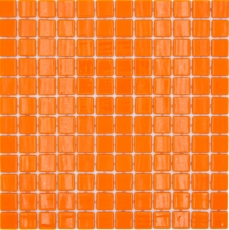 Mosaïque de piscine Mosaïque de verre orange brillant mur sol cuisine salle de bain douche MOS220-P25820_f