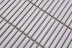 Mosaïque céramique Carreaux de mosaïque vieux blanc brillant mur cuisine salle de bain douche MOS24-CG31_f