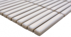 Mosaïque céramique Carreaux de mosaïque vieux blanc brillant mur cuisine salle de bain douche MOS24-CG31_f