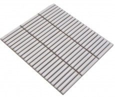 Mosaïque céramique Carreaux de mosaïque vieux blanc brillant mur cuisine salle de bain douche MOS24-CG31_f