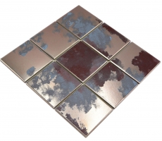 Motif main Mosaïque céramique multicolore mat mur cuisine salle de bain douche MOS22-1236_m