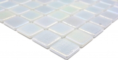 Échantillon manuel Mosaïque de piscine Mosaïque de verre cream irisé multicolore brillant mur sol cuisine salle de bain douche MOS220-P55254_m