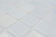 Échantillon manuel Mosaïque de piscine Mosaïque de verre cream irisé multicolore brillant mur sol cuisine salle de bain douche MOS220-P55384_m