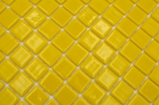 Échantillon manuel Mosaïque de piscine Mosaïque de verre jaune brillant mur sol cuisine salle de bain douche MOS220-P25801_m