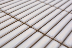 Échantillon manuel de mosaïque céramique carreaux de mosaïque blanc ancien brillant mur cuisine salle de bain douche MOS24-CG31_m