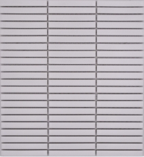Échantillon manuel de mosaïque céramique Carreaux de mosaïque blanc mat mur cuisine salle de bain douche MOS24-CG91_m