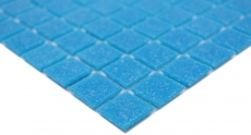 Mosaïque de verre Carreau de mosaïque bleu Spots douche SALLE DE BAINS MUR cuisine - MOS200-A14-N