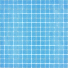 Mosaïque de verre Mosaïque de piscine bleu moyen - 200-A13