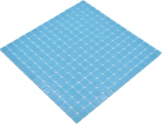 Mosaïque de verre Mosaïque de piscine bleu moyen - 200-A13