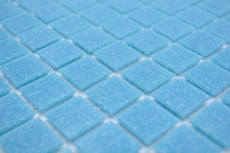 Mosaïque de verre Mosaïque de piscine bleu moyen - 200-A13