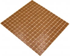 Mosaïque de verre Carreau de mosaïque marron Miroir de carrelage Fond de cuisine MOS200-A34