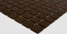 Mosaïque de verre MMosaïque noire brune Miroir de cuisine MOS200-A36