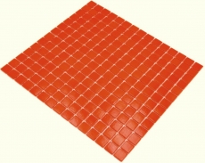 Mosaïque de verre Carreau de mosaïque orange Miroir de carrelage Fond de cuisine MOS200-A95