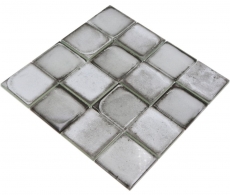 Mosaïque de verre Carreau de mosaïque Retro Vinatage Ciment Style gris pastel MOS88-S02