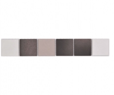 Mosaïque Borde Bordüre beige brun Céramique MOS14BOR-1213