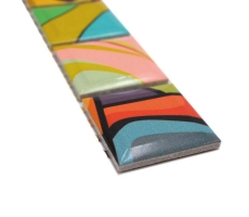 Mosaïque Bordures multicolores Pop UP ART Style Andy Warhole Rétro Motif Céramique MOS14BOR-1605