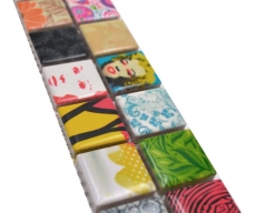 Mosaïque Bordures mix rétro POP UP Marilyn Monroe MOS18DBOR-1605