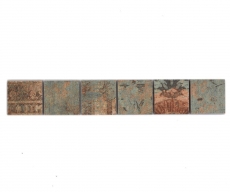 Mosaïque Borde Bordure Vintage 47 mix beige-brun-vert MOS14BOR-47CB