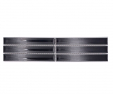 Mosaïque Bordures Bâtonnets noir brillant MOS24BOR-CS36
