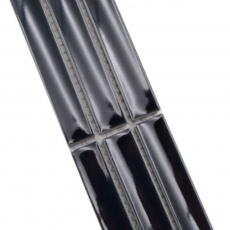 Mosaïque Bordures Bâtonnets noir brillant MOS24BOR-CS36