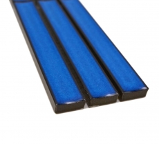 Mosaïque Bordures Bâtonnets bleu moucheté brillant MOS24BOR-CS46