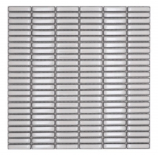 Mosaïque céramique blanc ancien brillant aspect bambou Carreau de cuisine Miroir de salle de bain Paroi de douche MOS24-BM3_f