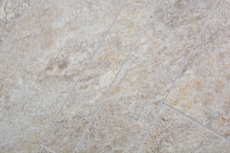 Mosaïque Carreaux autocollants mix beige gris mat aspect pierre Carreaux mosaïque mur cuisine carrelage salle de bain MOS200-SP01_f