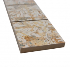 Bordure Borde Mosaïque mix léger multicolore mat aspect moquette carreau de mosaïque mur cuisine carrelage salle de bain mur douche MOS16BOR-71CS_f