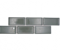 Bordure Borde Mosaïque pétrole brillant aspect métro Mosaïque mur cuisine miroir salle de bain mur douche MOS26BORM-0218_f