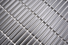 Motif à main Mosaïque Céramique Baguettes Rétro Vintage Années 50 Années 60 Lanière noire mate MOS24-BM8_m