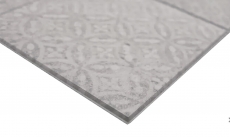 Motif manuel Tapis de mosaïque autocollant Vinyle Shabby Chic gris Ornament MOS200-SCELLO_m