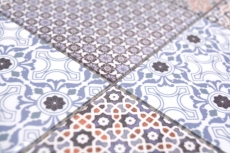 Motif à main Tapis de mosaïque autocollant vinyle rétro style maison de campagne MOS200-S1404_m