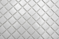 Échantillon manuel de mosaïque de verre Carreau de mosaïque blanc II MOS200-A02_m