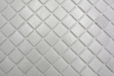 Échantillon manuel Mosaïque de verre Mosaïque de piscine Blanc ancien Gris clair Cream MOS200-A03_m