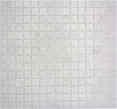 Échantillon manuel Mosaïque de verre Mosaïque de piscine Blanc ancien Gris clair Cream MOS200-A03_m