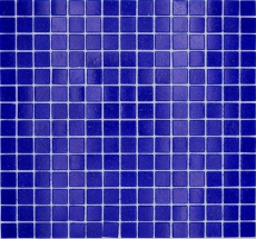 Échantillon manuel Mosaïque de verre Mosaïque de piscine Bleu outremer Bleu foncé Spots MOS200-A20_m