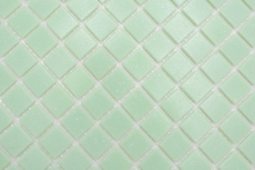 Échantillon manuel Mosaïque de verre Mosaïque de piscine Mosaïque de natation Vert clair Vert pastel Spots MOS200-A21_m