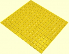 Échantillon manuel de mosaïque de verre Carreau de mosaïque jaune MOS200-A90_m