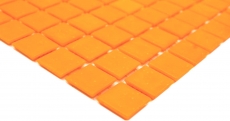 Échantillon manuel de mosaïque de verre Carreau de mosaïque orange MOS200-A92_m