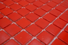 Échantillon manuel de mosaïque de verre carreau de mosaïque rouge MOS200-A96_m