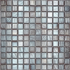 Jasba Senja Pure Mosaïque Céramique Grès cérame wengé métallique brillant aspect métal Cuisine Salle de bains Douche MOSJB27 1 tapis