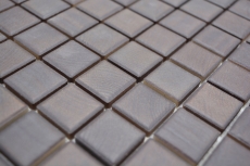 Jasba Senja Pure Mosaïque Céramique Grès cérame wengé mat aspect bois Cuisine Salle de bains Douche MOSJB28 1 tapis