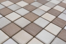 Jasba Senja Pure Mosaïque Céramique Grès cérame wood-mix mat aspect bois Cuisine Salle de bains Douche MOSJB05 1 tapis