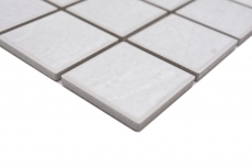 Jasba Village Mosaïque Céramique grès blanc pierre mat aspect pierre cuisine salle de bain douche MOSJB540 1 tapis