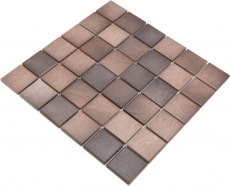 Jasba Village Mosaïque Céramique grès brun terre mat aspect pierre cuisine salle de bains douche MOSJB546 1 tapis