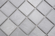 Céramique Mosaïque Jasba gris rocheux mat aspect pierre mur cuisine carrelage salle de bain mur douche / 10 tapis mosaïque